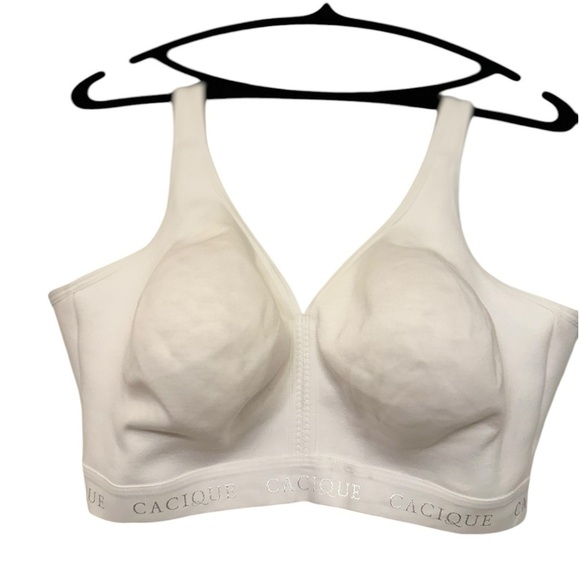 Cacique Unlined Full Coverage No Wire Bra - Picture 4 of 8